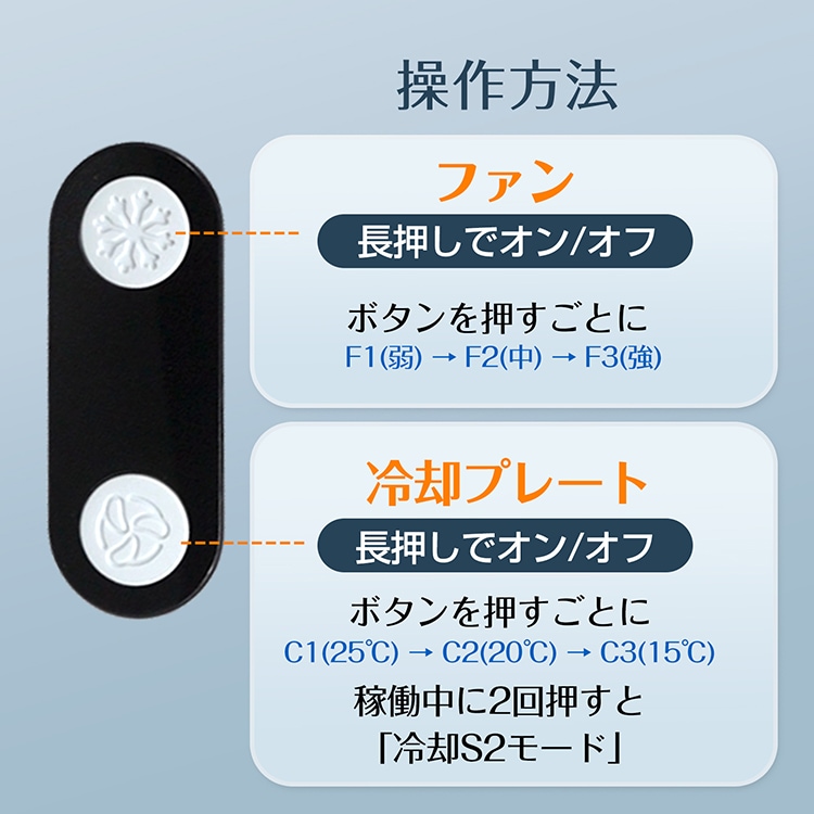 ネッククーラー ネックファン 首掛け扇風機 携帯扇風機 3段階温度設定 大容量バッテリー 軽量 瞬間冷却 熱中症対策 通勤通学 アウトドア SG188 - 画像 (7)