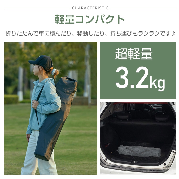 リクライニングチェア アウトドア 折りたたみ 4WAY 肘掛け サイドボゲット 人間工学設計 通気性 ベランダ 庭 ピクニック レジャー キャンプ od600 - 画像 (9)