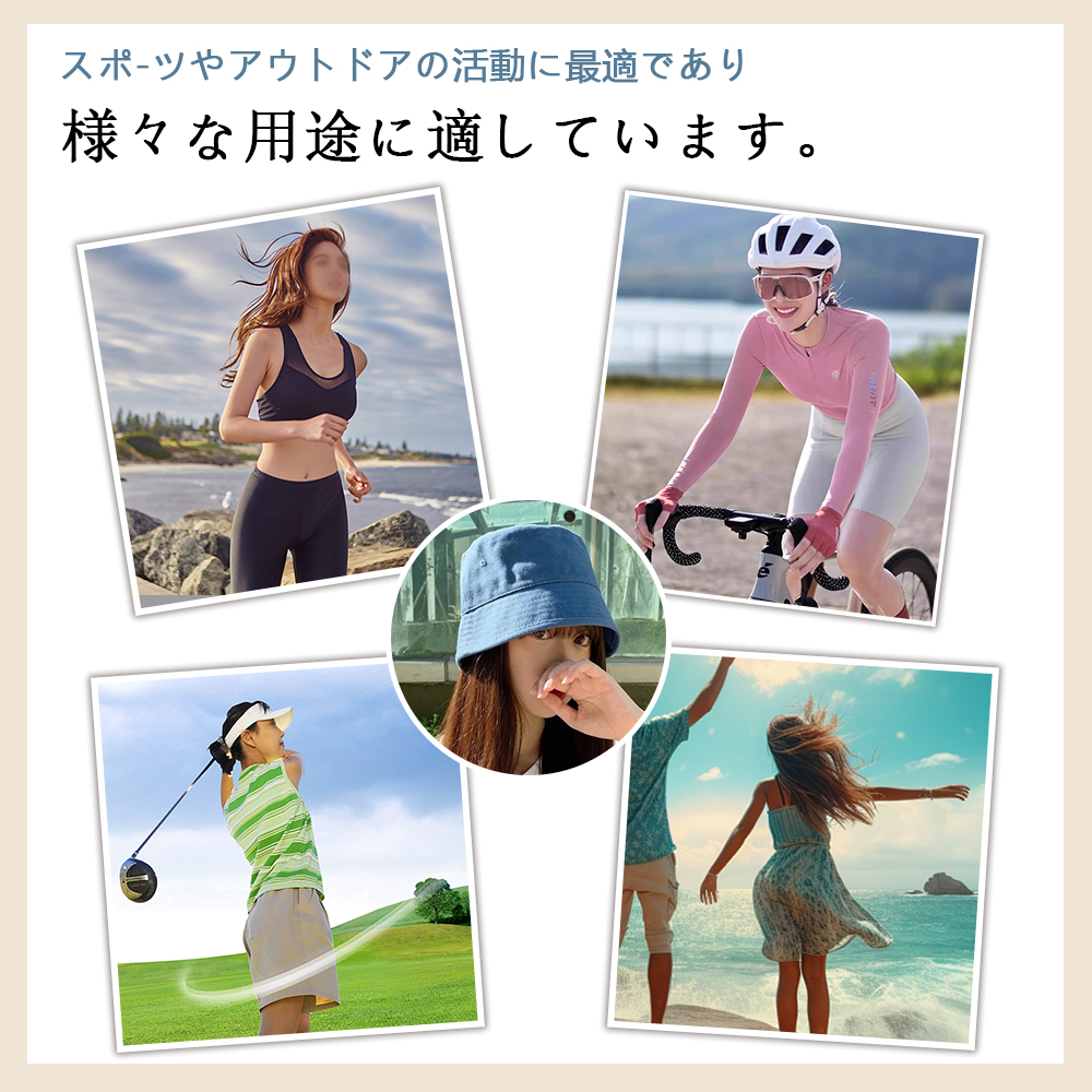 大人気 ファッション 帽子 バケットハット 紫外線対策 遮光日よけ帽 小顔効果 帽子 レディース ハット 可愛い 保温 アンゴラメトロハット 旅行 日焼け対策 A7050 - 画像 (4)